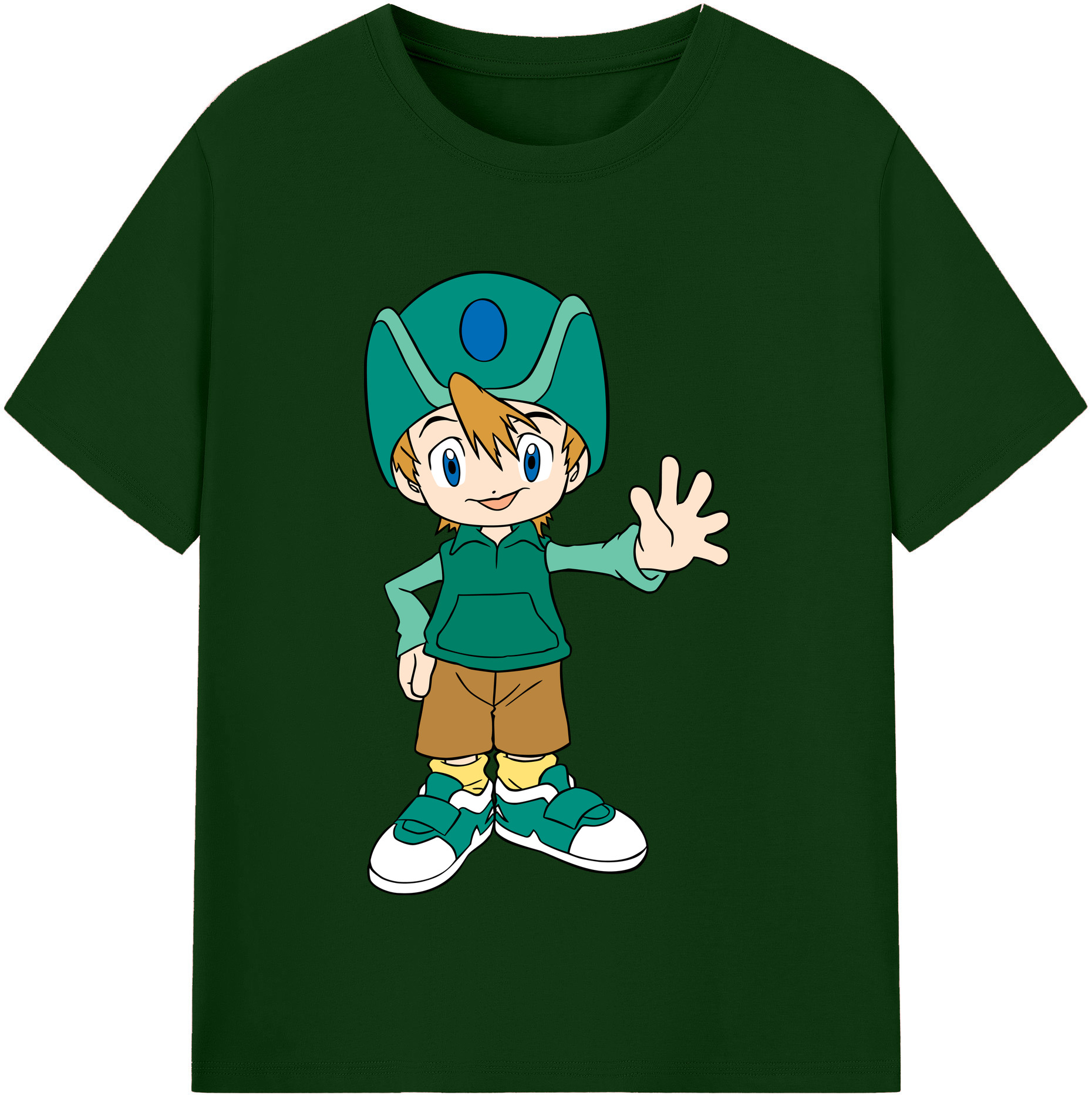 （画像用） Digimon デジタルモンスター/デジモン 綿100％半袖Tシャツ（フロントプリント）